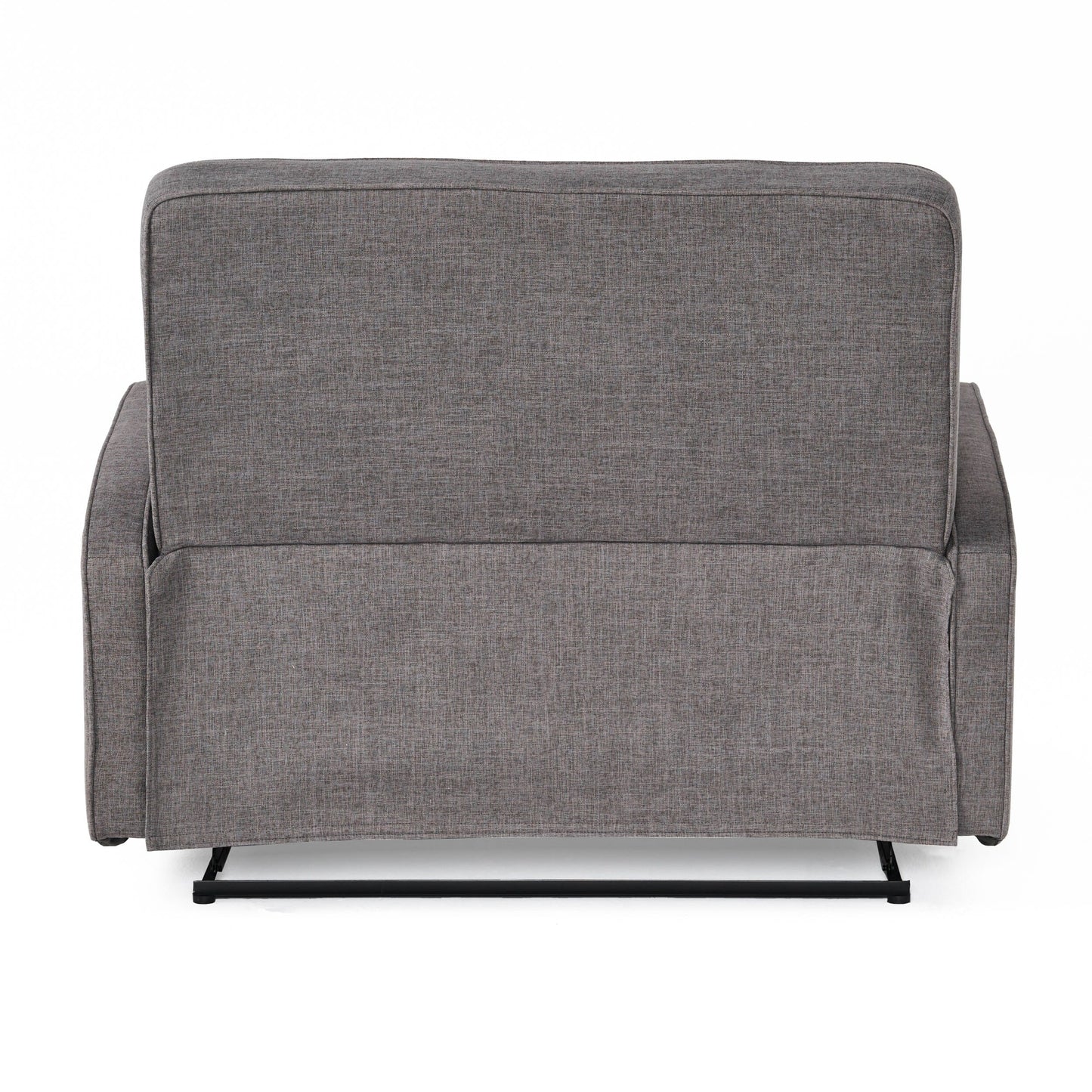 Causeuse capitonnée et rembourrée Roomfitters avec coussins confortables pour salon ou chambre, gris