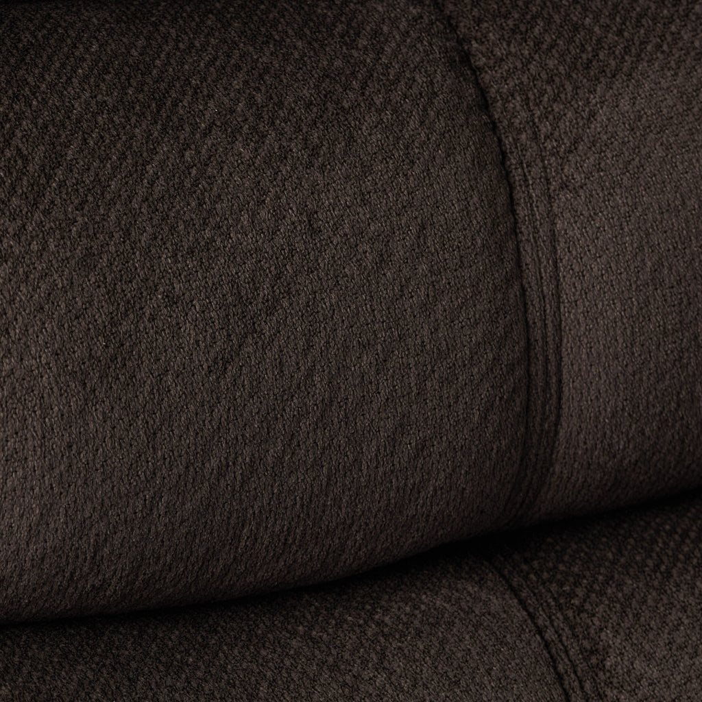 Fauteuil inclinable et planeur Roomfitters au design classique, en tissu peluche marron
