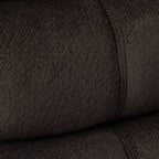 Fauteuil inclinable et planeur Roomfitters au design classique, en tissu peluche marron