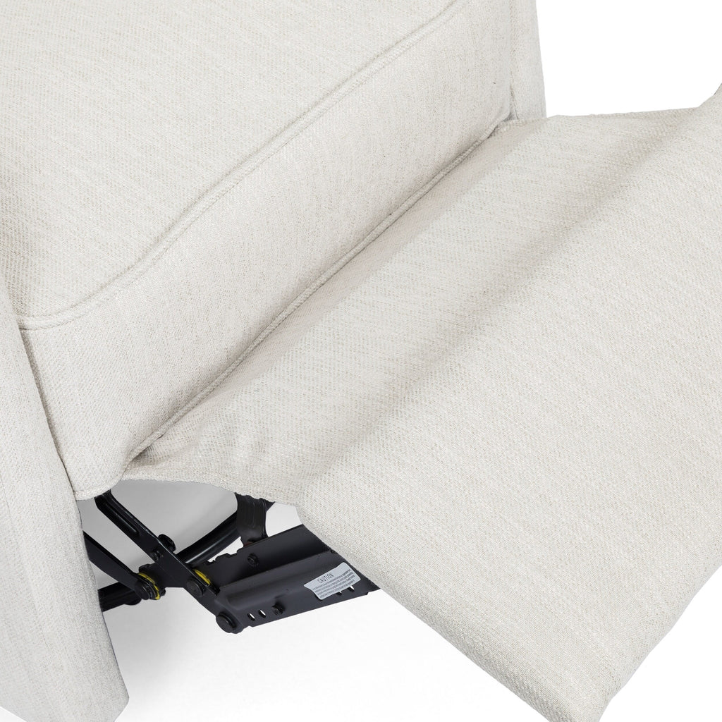 Fauteuil inclinable manuel au design classique de Roomfitters, pivotant à 360 degrés, idéal pour le salon