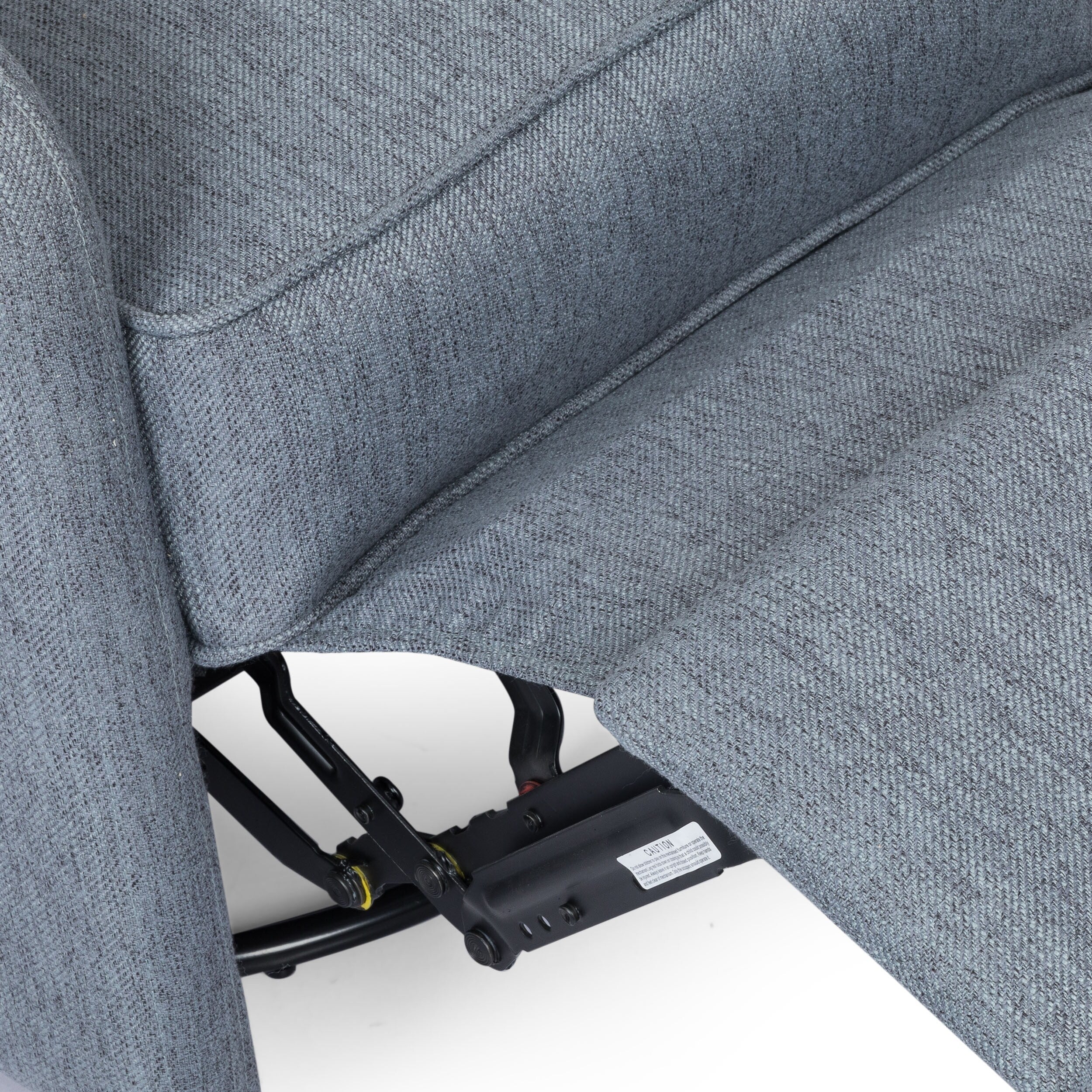 Fauteuil inclinable manuel au design classique de Roomfitters, pivotant à 360 degrés, idéal pour le salon