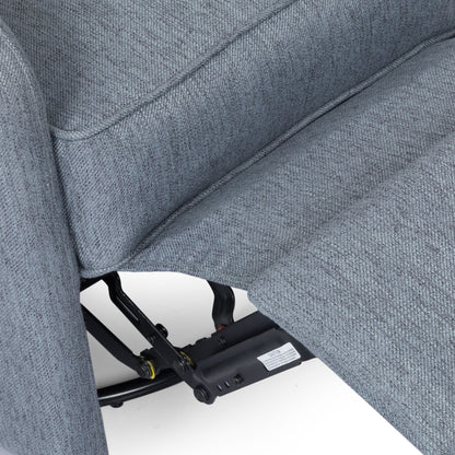 Fauteuil inclinable manuel au design classique de Roomfitters, pivotant à 360 degrés, idéal pour le salon