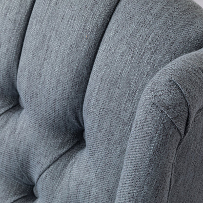 Fauteuil inclinable manuel au design classique de Roomfitters, pivotant à 360 degrés, idéal pour le salon
