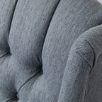 Fauteuil inclinable manuel au design classique de Roomfitters, pivotant à 360 degrés, idéal pour le salon