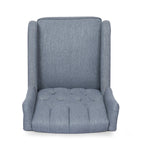 Fauteuil inclinable manuel au design classique de Roomfitters, pivotant à 360 degrés, idéal pour le salon