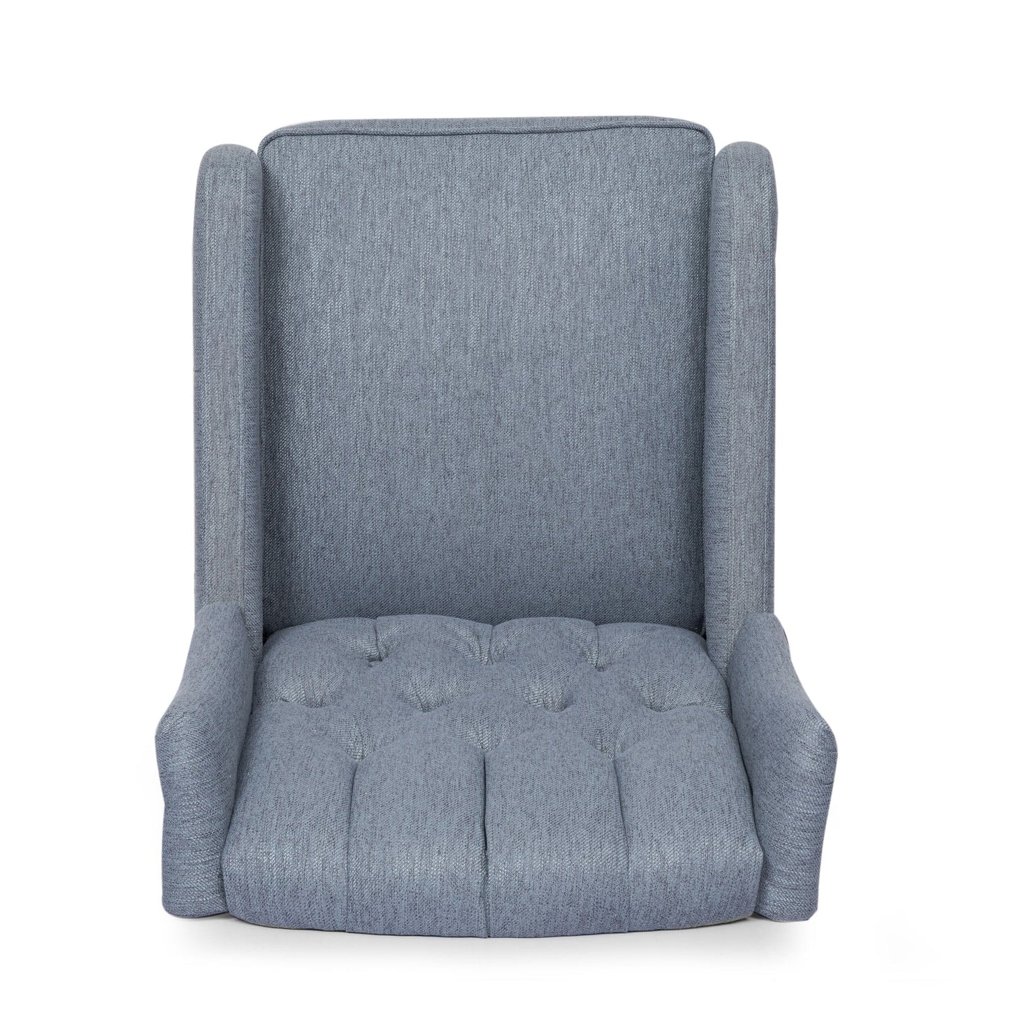 Fauteuil inclinable manuel au design classique de Roomfitters, pivotant à 360 degrés, idéal pour le salon
