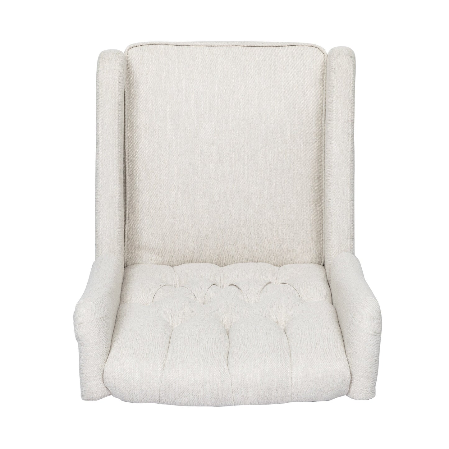 Fauteuil inclinable manuel au design classique de Roomfitters, pivotant à 360 degrés, idéal pour le salon