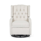 Fauteuil inclinable manuel au design classique de Roomfitters, pivotant à 360 degrés, idéal pour le salon
