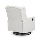 Fauteuil inclinable manuel au design classique de Roomfitters, pivotant à 360 degrés, idéal pour le salon