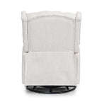 Fauteuil inclinable manuel au design classique de Roomfitters, pivotant à 360 degrés, idéal pour le salon