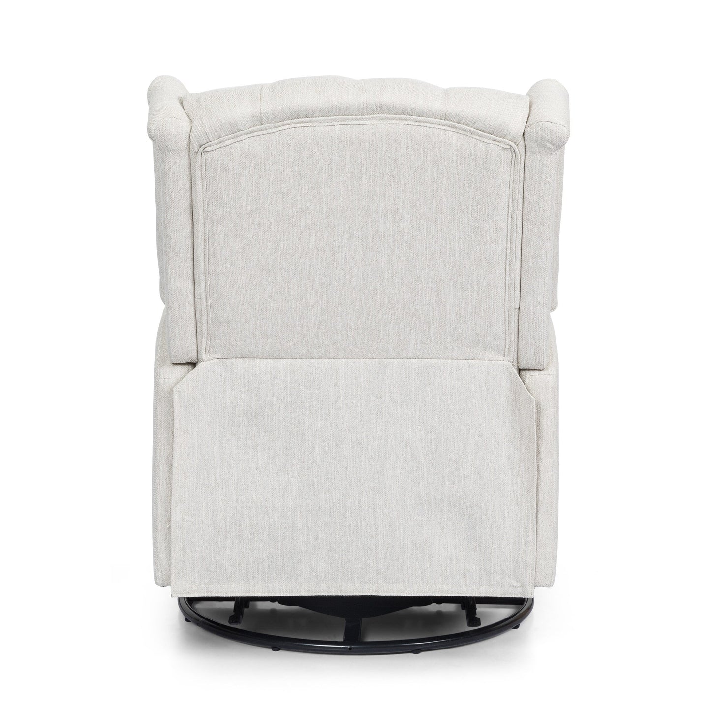 Fauteuil inclinable manuel au design classique de Roomfitters, pivotant à 360 degrés, idéal pour le salon