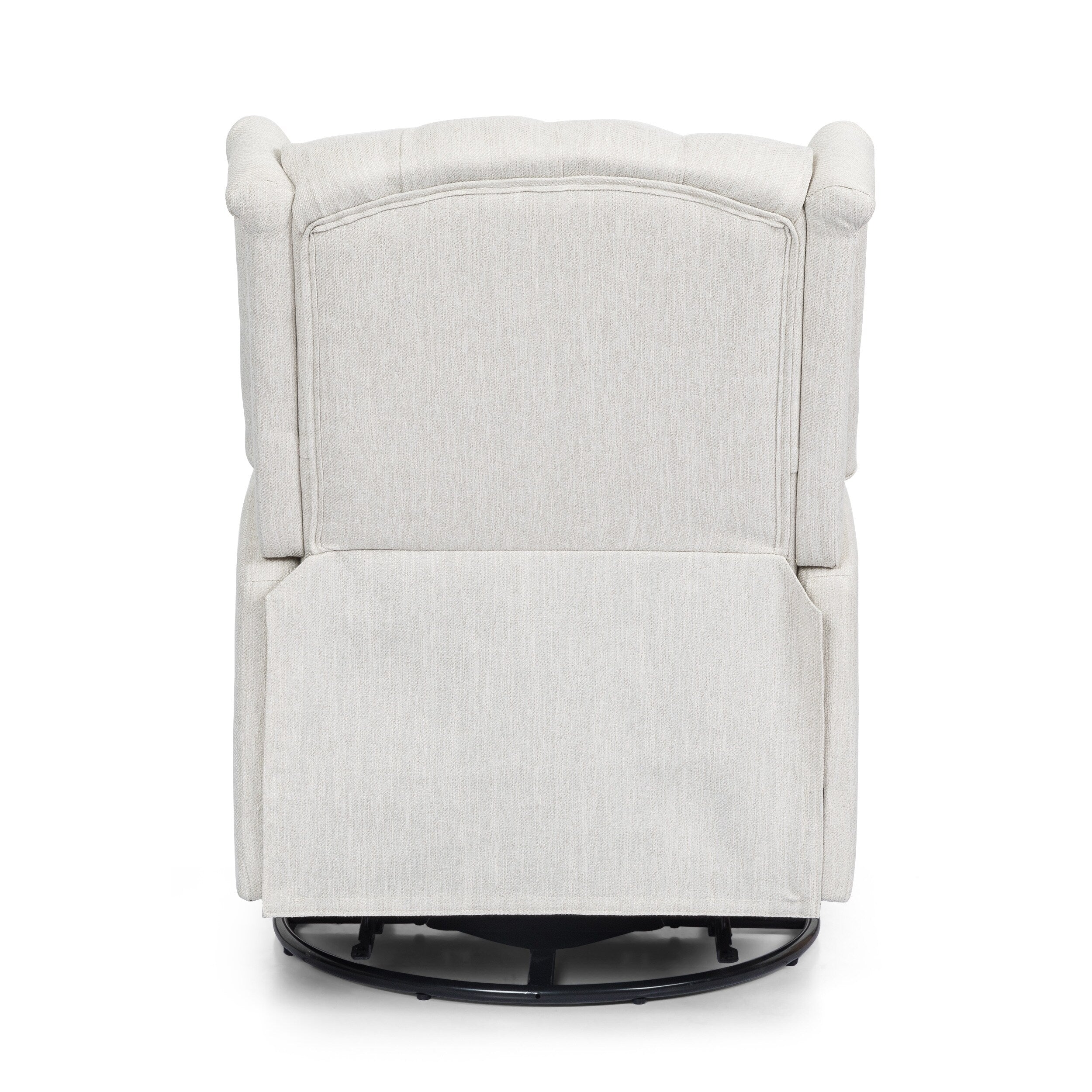 Fauteuil inclinable manuel au design classique de Roomfitters, pivotant à 360 degrés, idéal pour le salon