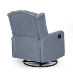 Fauteuil inclinable manuel au design classique de Roomfitters, pivotant à 360 degrés, idéal pour le salon