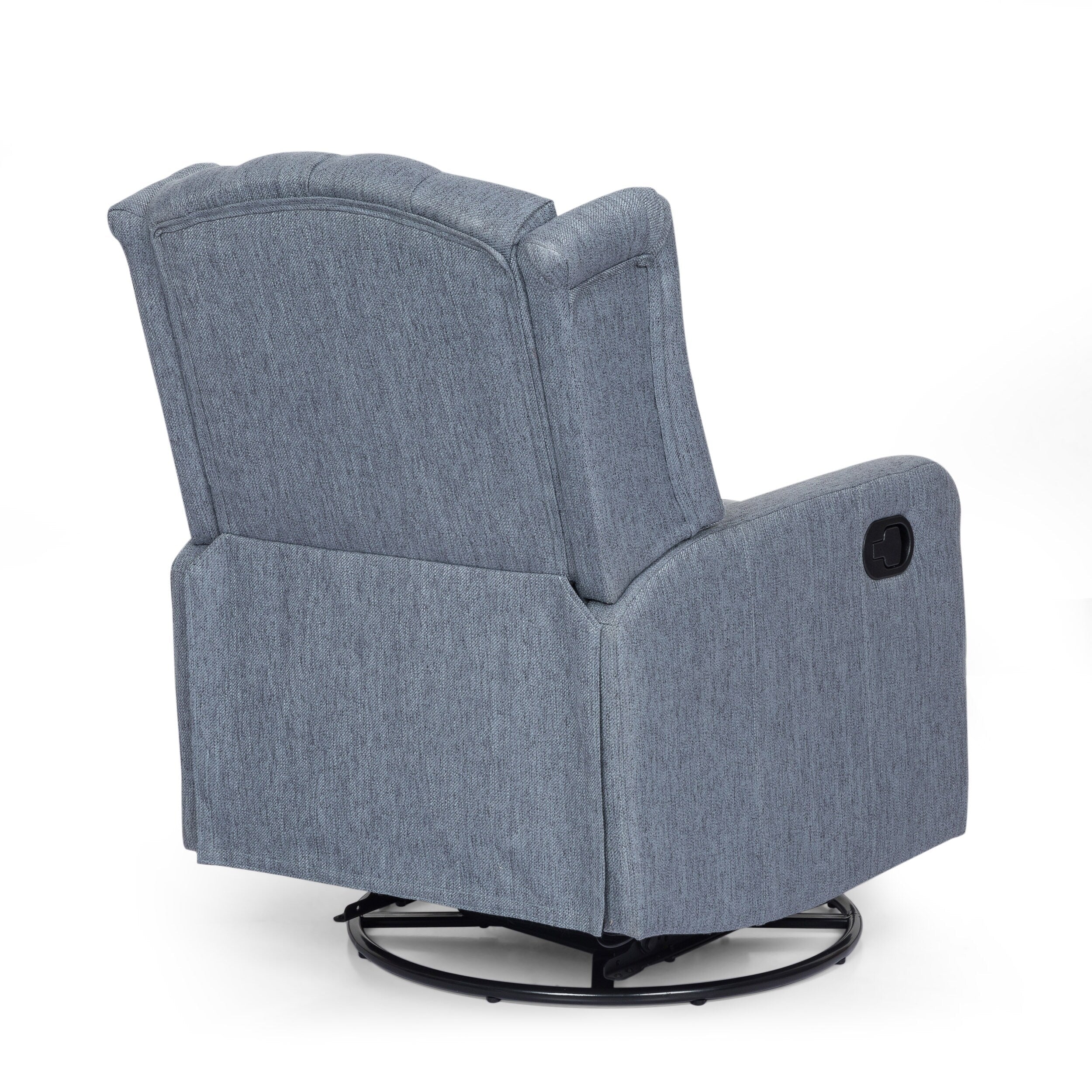 Fauteuil inclinable manuel au design classique de Roomfitters, pivotant à 360 degrés, idéal pour le salon