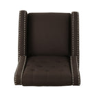 Fauteuil inclinable classique en tissu Roomfitters, élégant et confortable pour salon et chambre à coucher