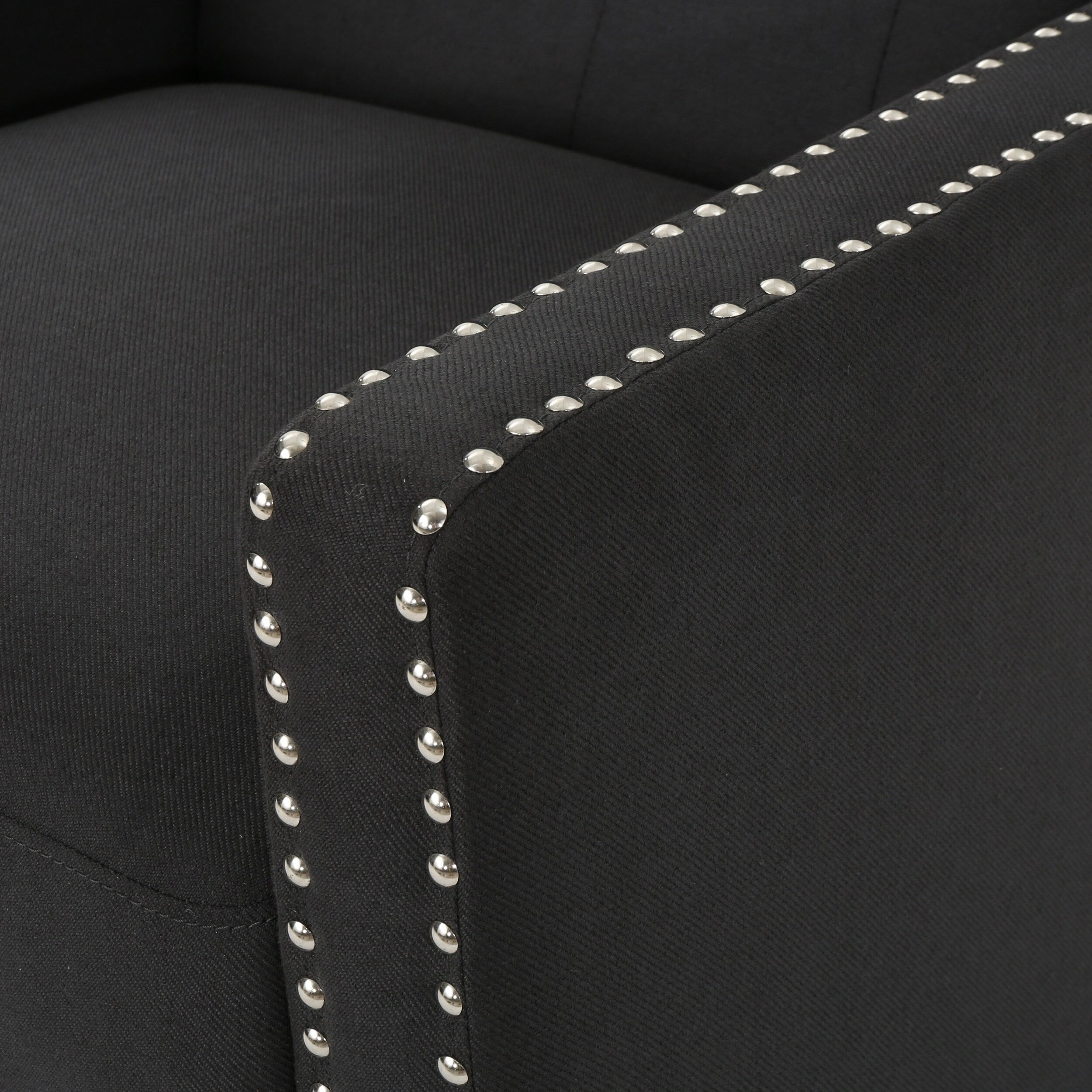 Fauteuil inclinable classique en tissu Roomfitters, élégant et confortable pour salon et chambre à coucher