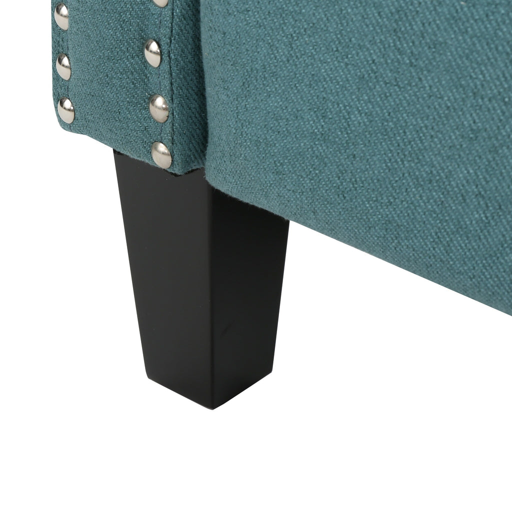 Fauteuil inclinable classique en tissu Roomfitters, élégant et confortable pour salon et chambre à coucher