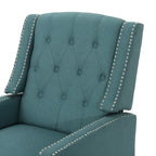 Fauteuil inclinable classique en tissu Roomfitters, élégant et confortable pour salon et chambre à coucher