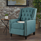 Fauteuil inclinable classique en tissu Roomfitters, élégant et confortable pour salon et chambre à coucher