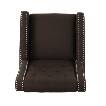 Fauteuil inclinable classique en tissu Roomfitters, élégant et confortable pour salon et chambre à coucher