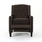 Fauteuil inclinable classique en tissu Roomfitters, élégant et confortable pour salon et chambre à coucher