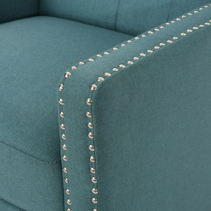 Fauteuil inclinable classique en tissu Roomfitters, élégant et confortable pour salon et chambre à coucher