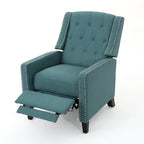 Fauteuil inclinable classique en tissu Roomfitters, élégant et confortable pour salon et chambre à coucher