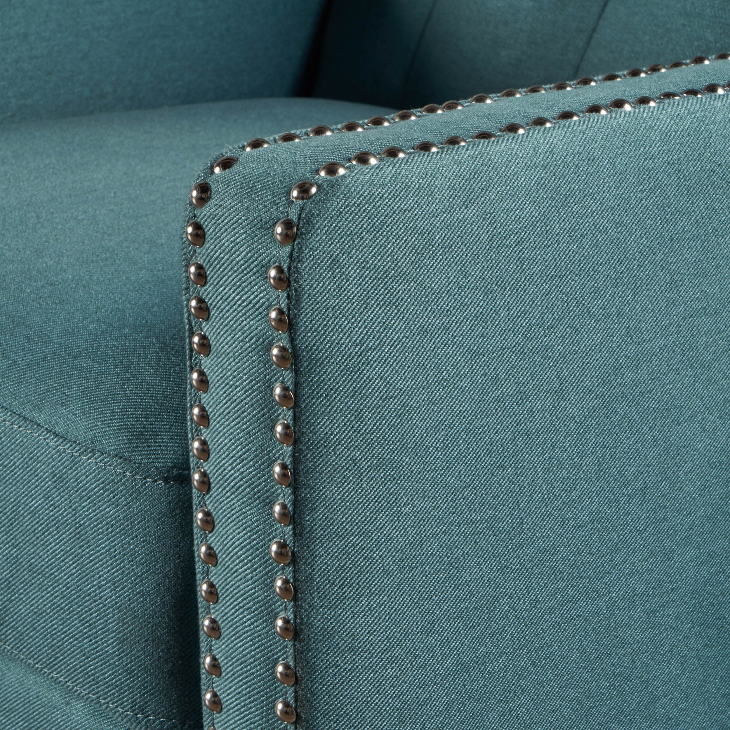 Fauteuil inclinable classique en tissu Roomfitters, élégant et confortable pour salon et chambre à coucher