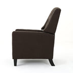 Fauteuil inclinable classique en tissu Roomfitters, élégant et confortable pour salon et chambre à coucher
