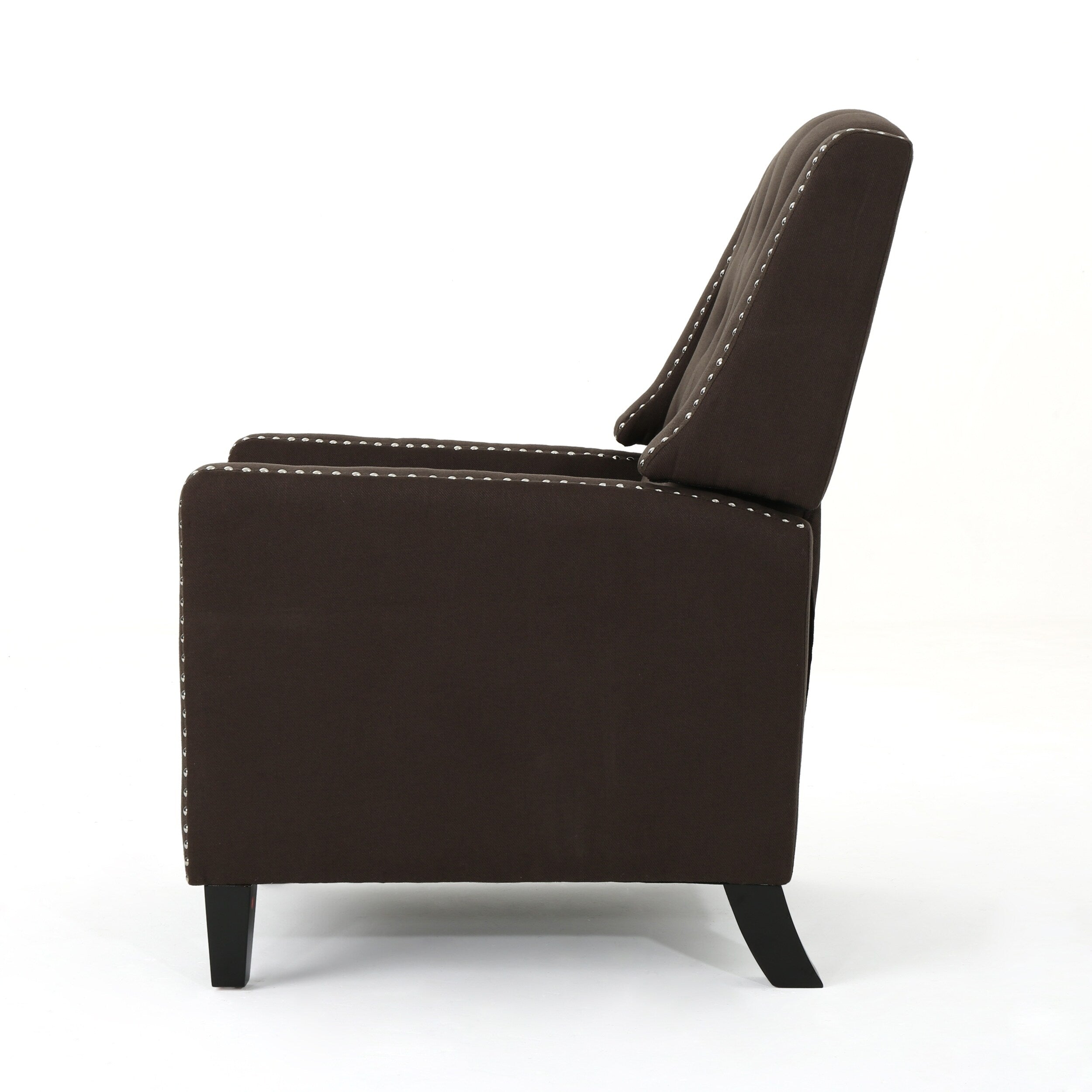 Fauteuil inclinable classique en tissu Roomfitters, élégant et confortable pour salon et chambre à coucher