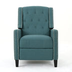 Fauteuil inclinable classique en tissu Roomfitters, élégant et confortable pour salon et chambre à coucher