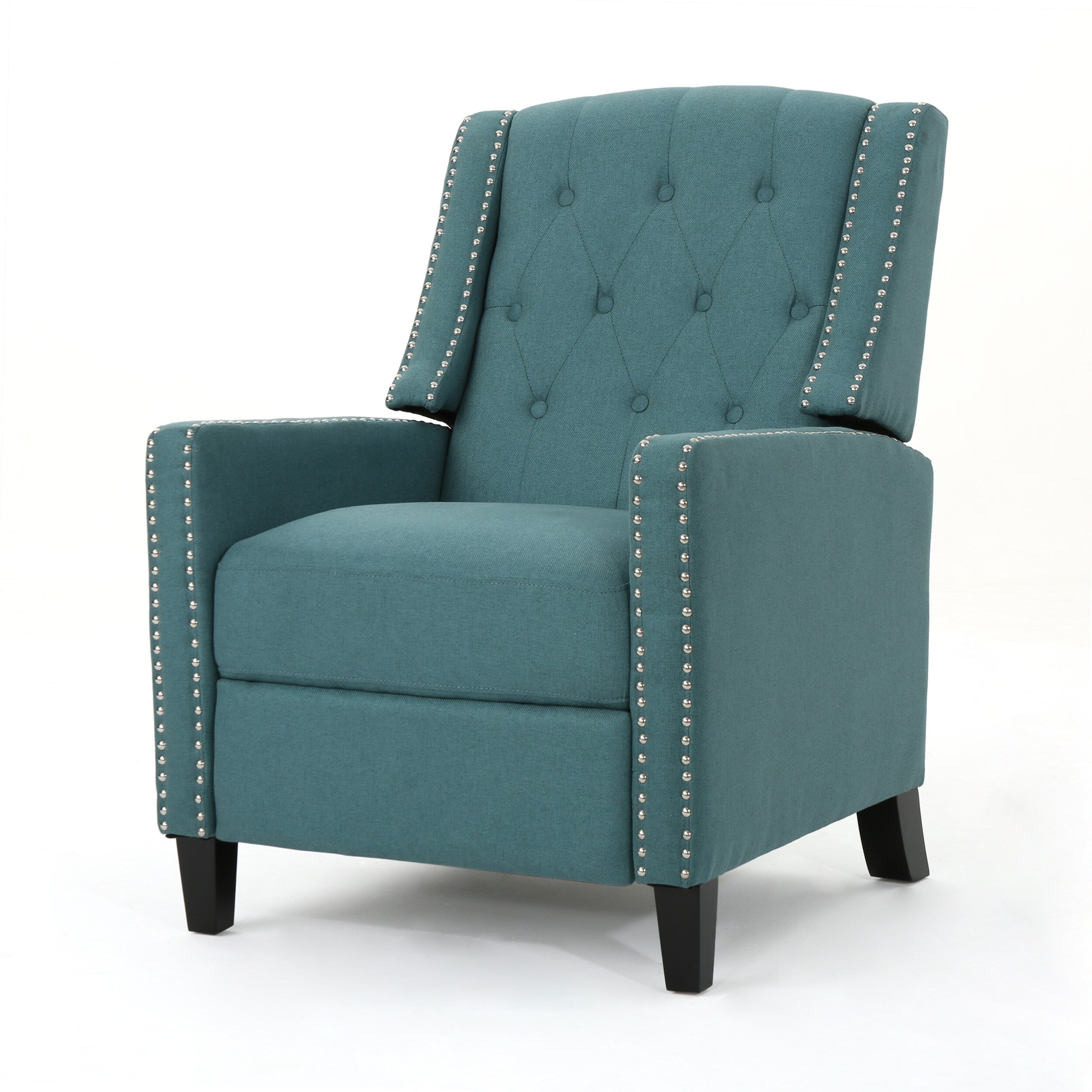 Fauteuil inclinable classique en tissu Roomfitters, élégant et confortable pour salon et chambre à coucher