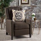 Fauteuil inclinable classique en tissu Roomfitters, élégant et confortable pour salon et chambre à coucher