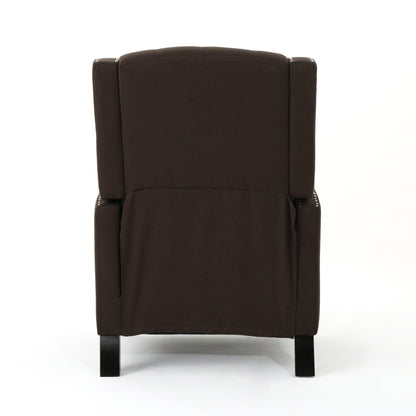 Fauteuil inclinable classique en tissu Roomfitters, élégant et confortable pour salon et chambre à coucher