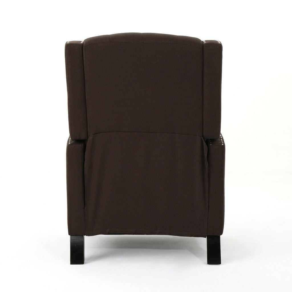 Fauteuil inclinable classique en tissu Roomfitters, élégant et confortable pour salon et chambre à coucher