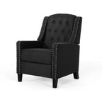 Fauteuil inclinable classique en tissu Roomfitters, élégant et confortable pour salon et chambre à coucher