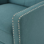 Fauteuil inclinable classique en tissu Roomfitters, élégant et confortable pour salon et chambre à coucher