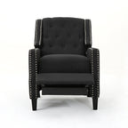 Fauteuil inclinable classique en tissu Roomfitters, élégant et confortable pour salon et chambre à coucher