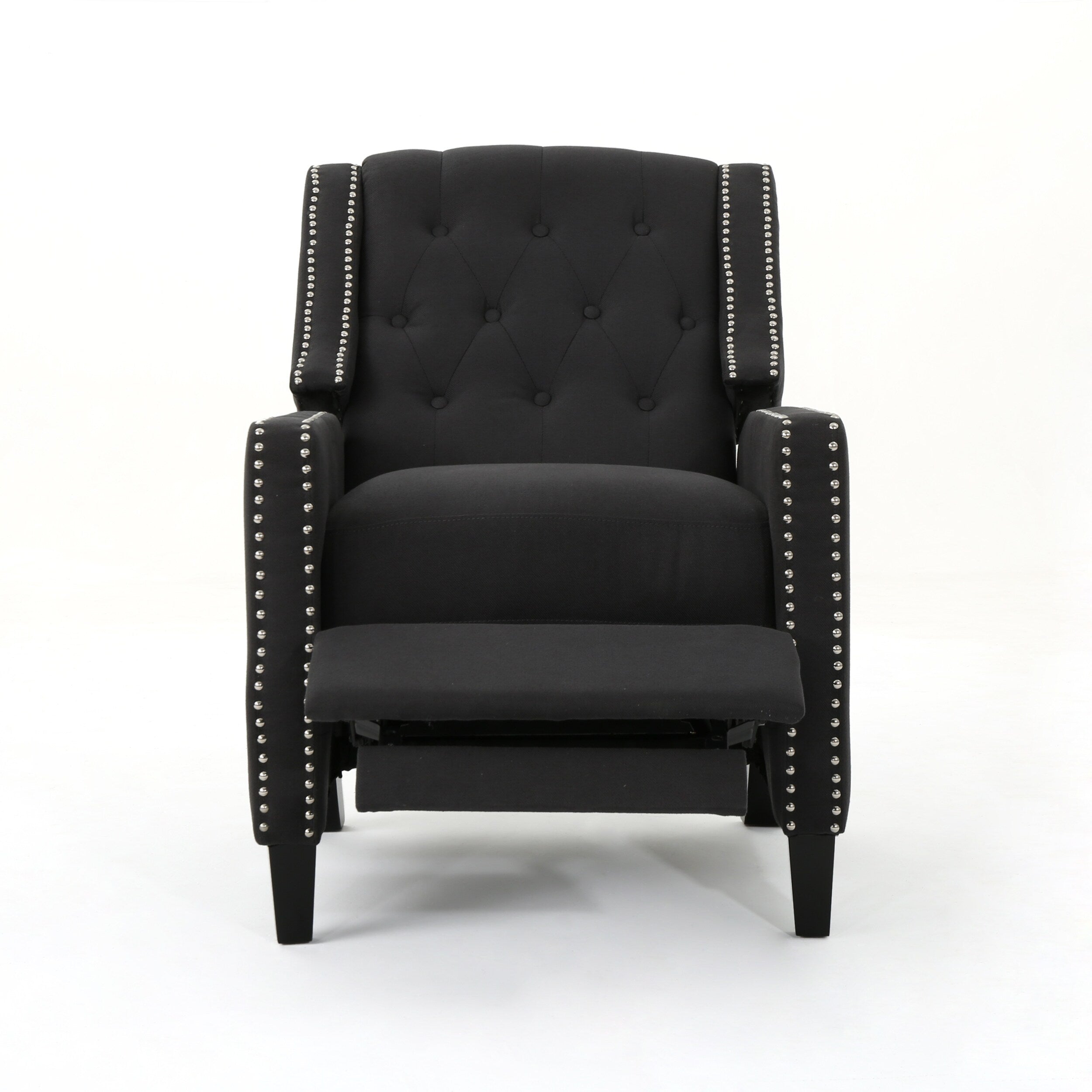 Fauteuil inclinable classique en tissu Roomfitters, élégant et confortable pour salon et chambre à coucher
