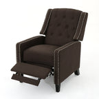 Fauteuil inclinable classique en tissu Roomfitters, élégant et confortable pour salon et chambre à coucher