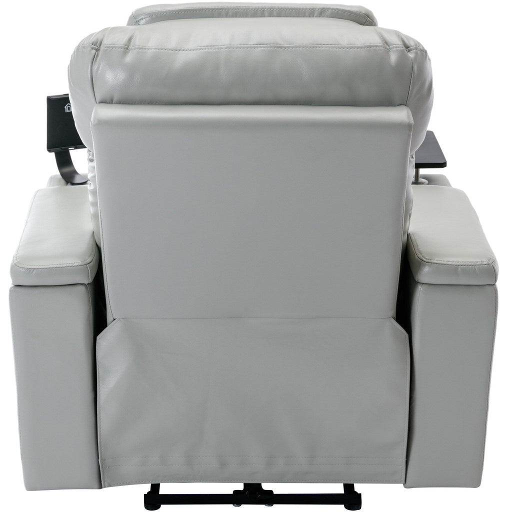 Fauteuil inclinable électrique Roomfitters avec port USB, rangement dissimulé pour les accoudoirs, porte-gobelet et haut-parleur Bluetooth