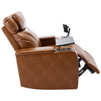 Fauteuil inclinable électrique Roomfitters avec port USB, rangement dissimulé pour les accoudoirs, porte-gobelet et haut-parleur Bluetooth