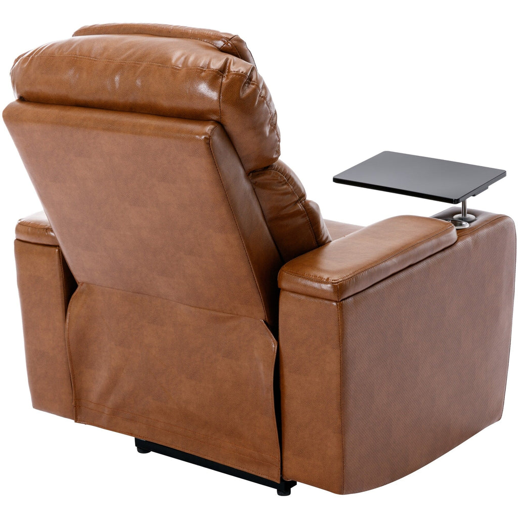 Fauteuil inclinable électrique Roomfitters avec port USB, rangement dissimulé pour les accoudoirs, porte-gobelet et haut-parleur Bluetooth
