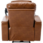Fauteuil inclinable électrique Roomfitters avec port USB, rangement dissimulé pour les accoudoirs, porte-gobelet et haut-parleur Bluetooth