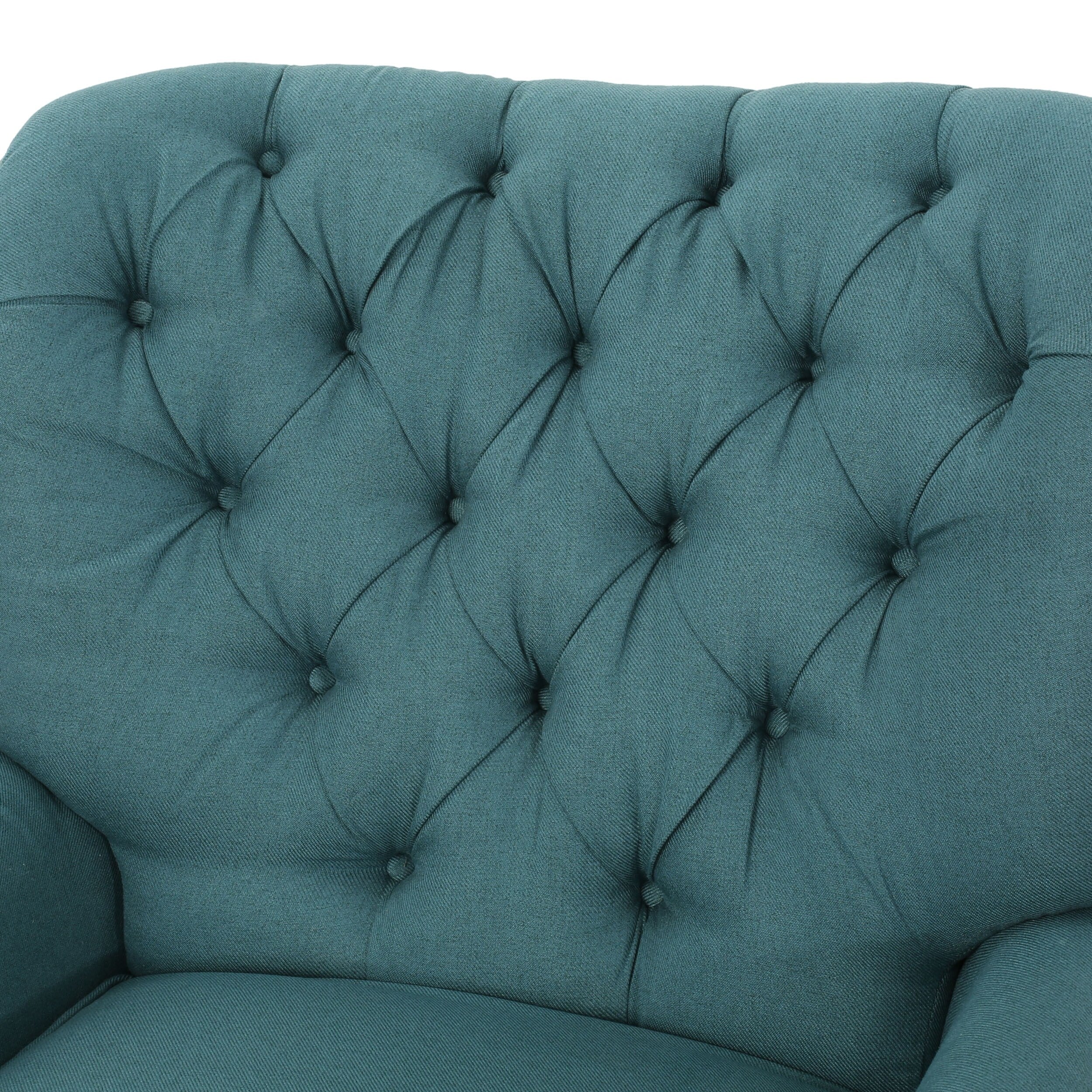 Fauteuil inclinable électrique Roomfitters avec touches cuivrées et revêtement moelleux, fauteuil de salon confortable, bleu sarcelle