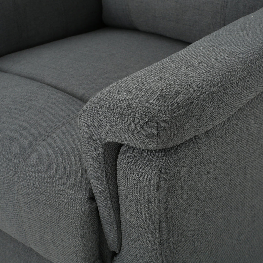 Fauteuil inclinable manuel en tissu avec mécanisme pivotant Roomfitters