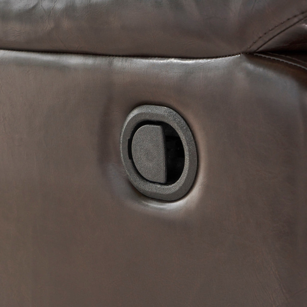 Fauteuil inclinable manuel en tissu avec mécanisme pivotant Roomfitters