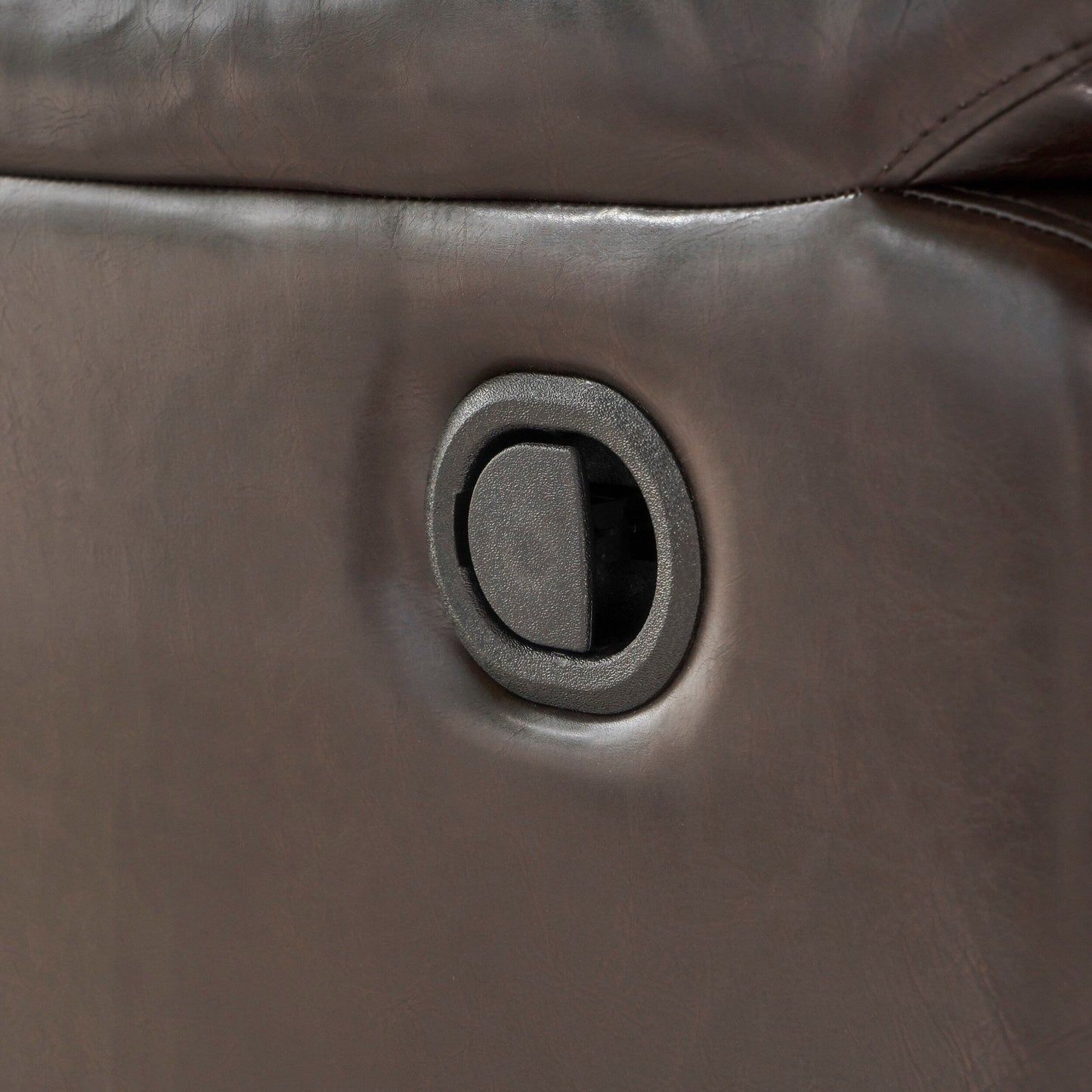 Fauteuil inclinable manuel en tissu avec mécanisme pivotant Roomfitters