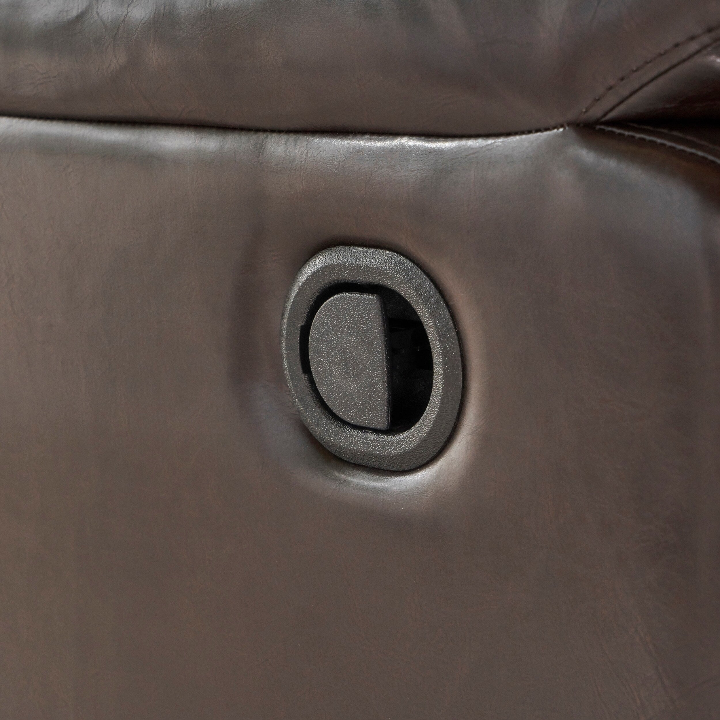 Fauteuil inclinable manuel en tissu avec mécanisme pivotant Roomfitters