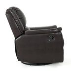 Fauteuil inclinable manuel en tissu avec mécanisme pivotant Roomfitters